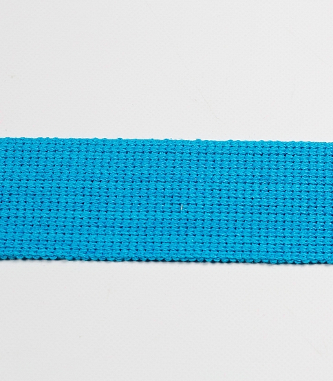 Heavy Acrylic Webbing Tape 15mt Card Turquoise - Click Image to Close
